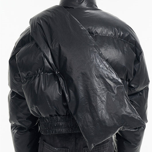 Chaqueta Acolchada de Algodón con Diseño Minimalista para Hombre - Image 5