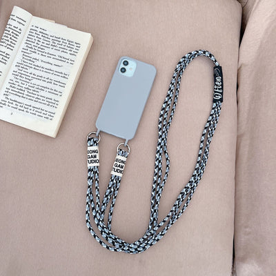 Funda de Silicona Líquida con Correa Diagonal para Celular - Image 23
