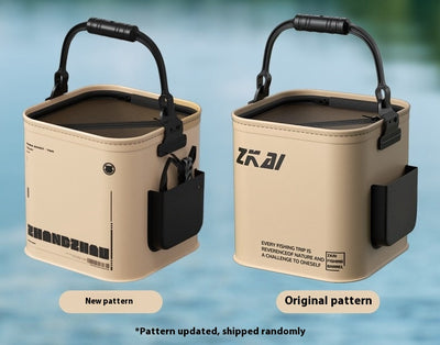 Cubo Plegable Multifuncional para Pesca y Transporte de Agua - Image 2