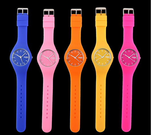 Reloj de Pareja Resistente al Agua en Colores Jelly Translúcidos - Image 14