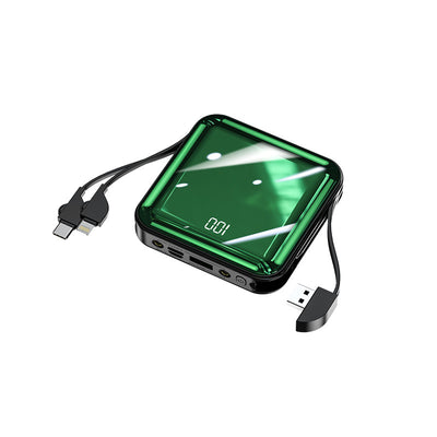 Powerbank Espejo Electrochapado con Cable Integrado - Image 9