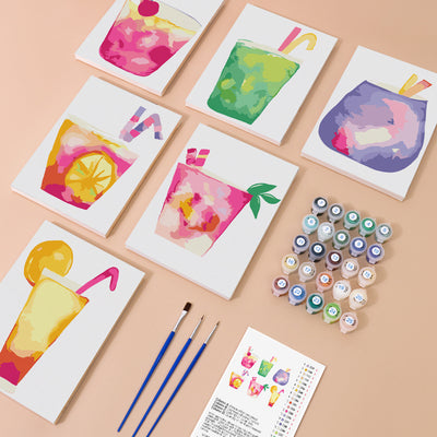 Kit de Pintura al Óleo Digital DIY - Paisajes y Flores - Image 27