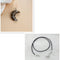 Moon Natural Stone Amethyst Tree Of Life Necklace Handmade Fortune Tree 8 color Negro leather cord