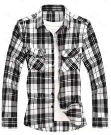 Camisa de Manga Larga con Solapa Elegante para Hombre - Image 16