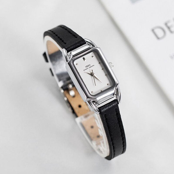 Reloj de Pulsera Cuadrado Retro Minimalista para Mujer
