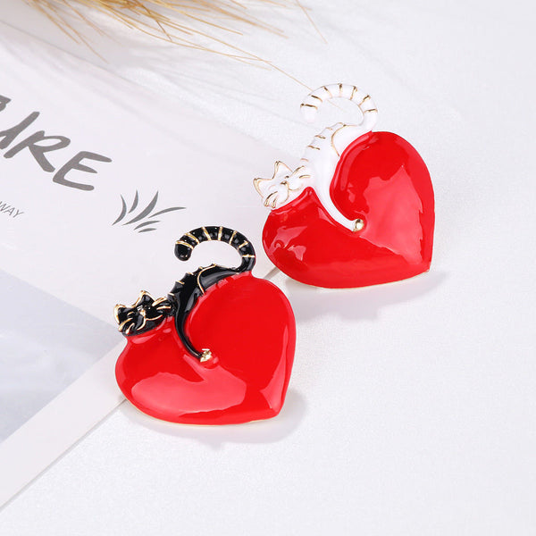Broche Gato Amor - Accesorio Decorativo