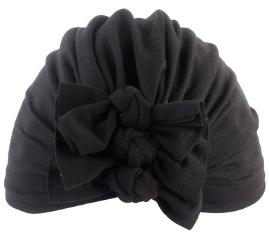 Gorro para bebé con lazo plisado - Image 15