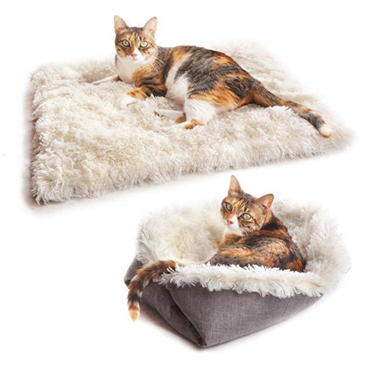 Colchoneta Convertible Acolchada para Mascotas