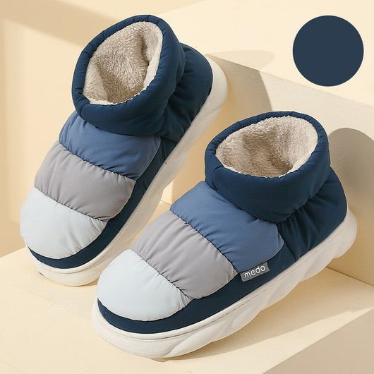 Paquete Invierno: Pantuflas de Terciopelo para Hombre, Cálidas y Acolchadas - Image 9