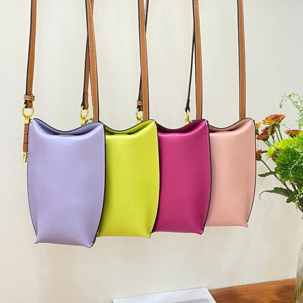 Bolso Crossbody de Cuero Genuino - Estilo Tendencia