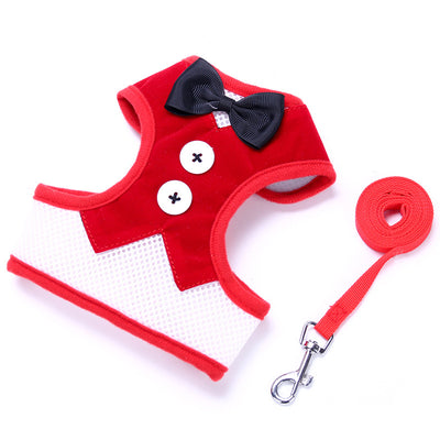 Arnés para Perro Pequeño Estilo Chaleco Teddy con Lazo Elegante - Image 8