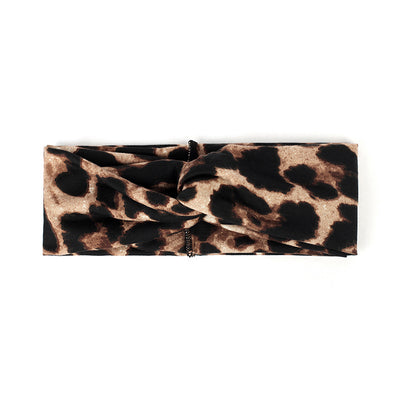 Diadema Estampado Leopardo con Cierre Cruzado y Ala Ancha - Image 16