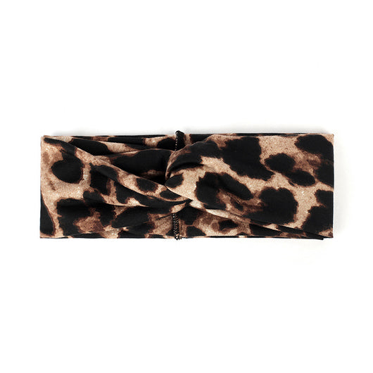 Diadema Estampado Leopardo con Cierre Cruzado y Ala Ancha - Image 16