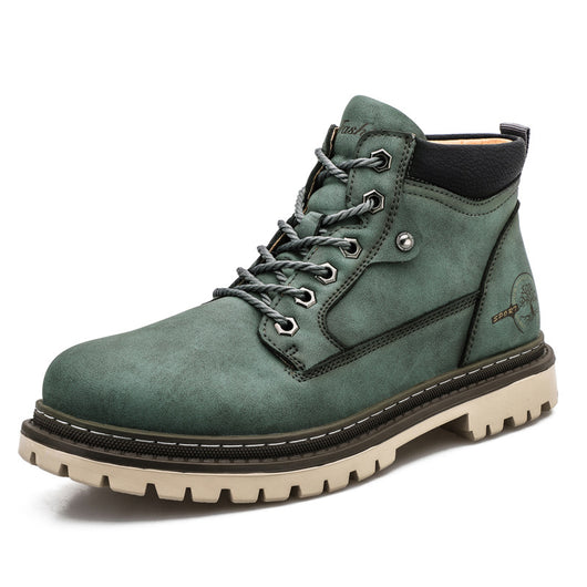 Botas Martin de Cuero Genuino para Hombre - Estilo Británico Talla Grande - Image 2