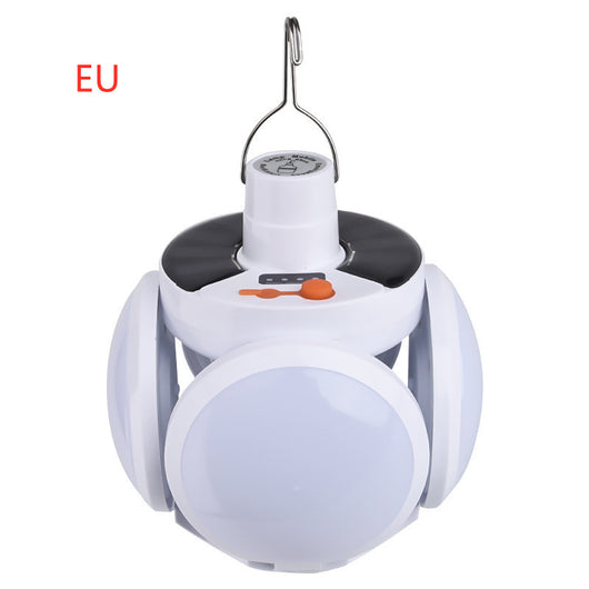Foco LED Solar de Emergencia con Carga Inalámbrica