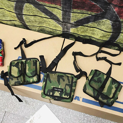 Bolsa Táctica Crossbody Funcional para Hombre - Estilo Urbano y Deportivo