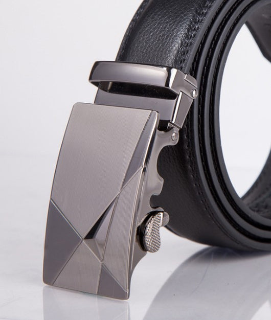 Cinturón de Cuero para Hombre con Hebilla Automática - Venta Directa - Image 5