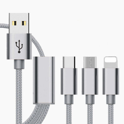 Cable de Carga Tres en Uno - Compatible Universal - Image 11