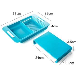 Tabla de Corte Multifunción con Colador Integrado para Cocina - Image 6
