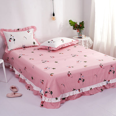Juego de Sábanas y Funda de Almohada 100% Algodón Puro con Bordes Redondeados - Image 3