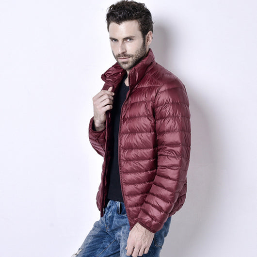 Chaqueta de plumas ligera con cuello ajustado - Image 18