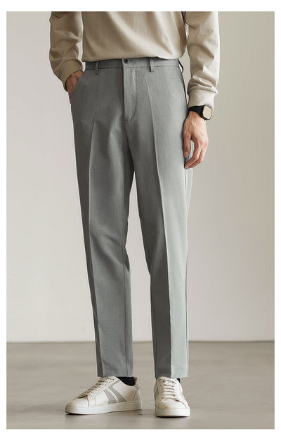 Pantalones de Vestir Ejecutivos Dos Tonos Resistentes a Arrugas - Image 15