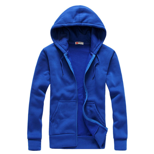 Sudadera con Capucha y Bolsillos de Cierre Combinado