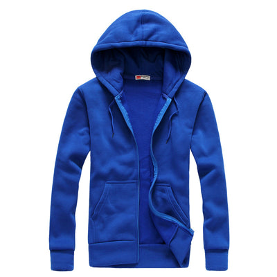 Sudadera con Capucha y Bolsillos de Cierre Combinado