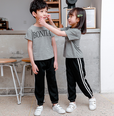 Pantalones deportivos holgados de seda de hielo para niños - Image 3