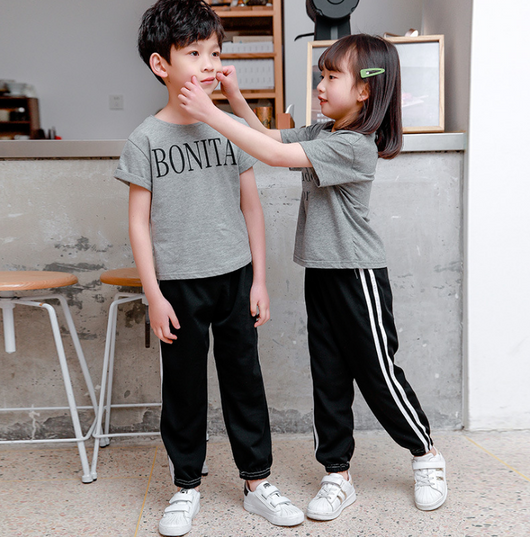 Pantalones deportivos holgados de seda de hielo para niños - Image 3