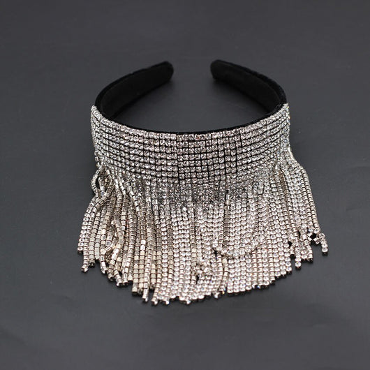 Ornamento de Cabello Nupcial con Perlas y Diamantes de Cristal - Image 11