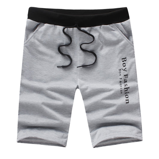 Pantalones de chándal cómodos para hombre versión coreana con cinco bolsillos - Image 3