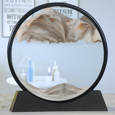 Cuadro de Madera con Efecto Arenas Movedizas en Vidrio - Image 5