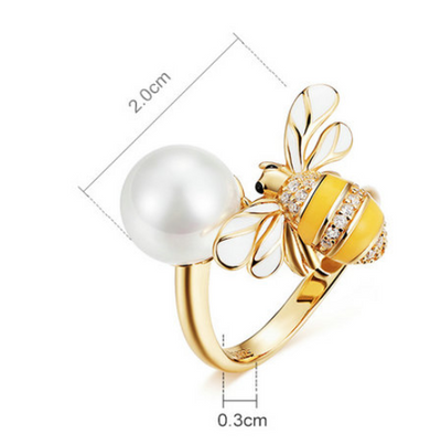 Anillo Decorativo de Abeja Coreano Ajustable - Joyería Trendy para Mujer - Image 4