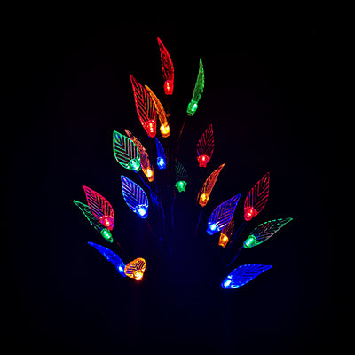Luz Solar Decorativa Rama de Hojas para Jardín y Césped - Image 5