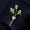 Broche Floral Estéreo Contraído