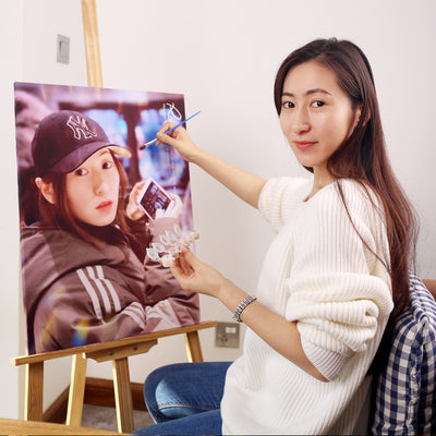Pintura al Óleo Digital Personalizada - Kit de Coloreo por Lotes