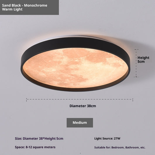 Lámpara de Techo Moderna Moon - Diseño Creativo para Dormitorio - Image 17