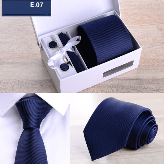 Corbata Rayada 8cm en Caja de Regalo Premium - Image 17