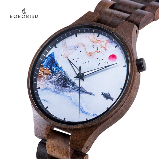 Reloj de Madera para Hombre - Diseño Literario Minimalista - Image 4
