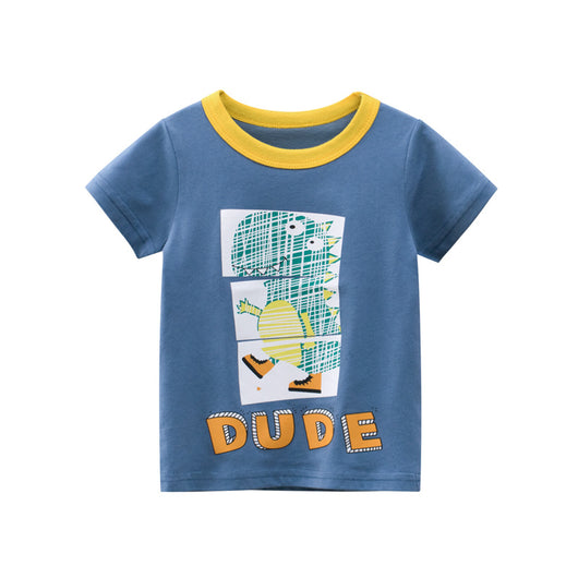 Camiseta Infantil Coreana de Manga Corta para Niño - Image 11