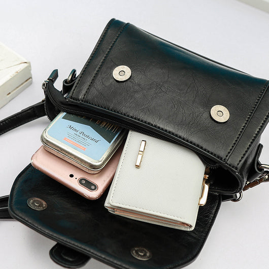 Bolso Cuadrado Coreano Pequeño para Mujer - Bandolera Portátil y Elegante - Image 3