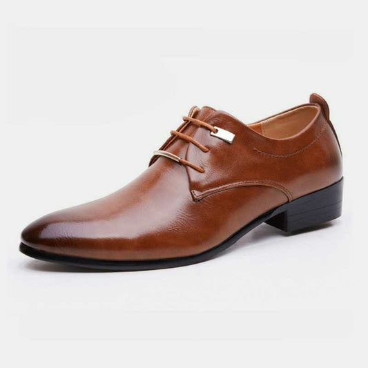 Zapatos Oxford de Cuero Premium para Hombre - Estilo Brogue Punta Afilada Tallas 38-48 - Image 2
