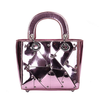 Bolso de Mano con Costuras Remachadas - Image 16