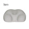 3 Piezas Gris Claro Almohada