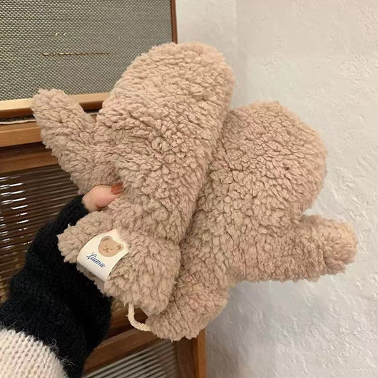 Guantes de Piel de Cordero Forrados Invierno para Mujer - Image 9