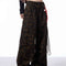 Pantalones Casuales Estampado Leopardo Multicolor para Mujer
