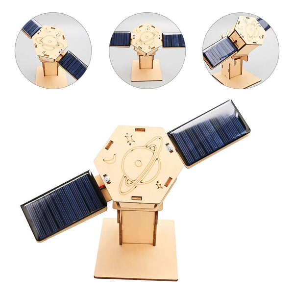 Kit Educativo de Energía Solar: Modelo de Satélite Artificial STEM