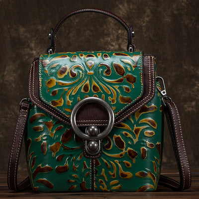 Mochila de Cuero Genuino Multifunción para Mujer - Image 10