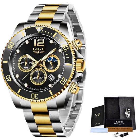 Reloj Deportivo para Hombre Cronógrafo Multifunción Resistente al Agua - Image 11